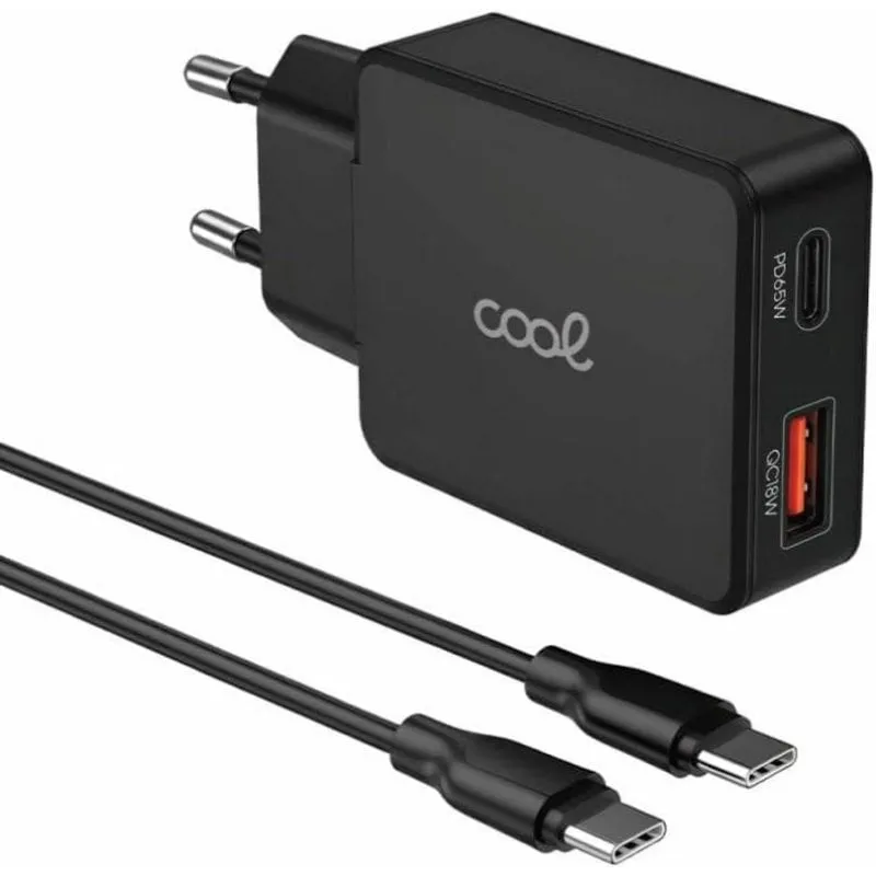 Caricatore da rete Cool 8434847082516 65W GaN USB Tipo-C ricarica rapida - immagine 1