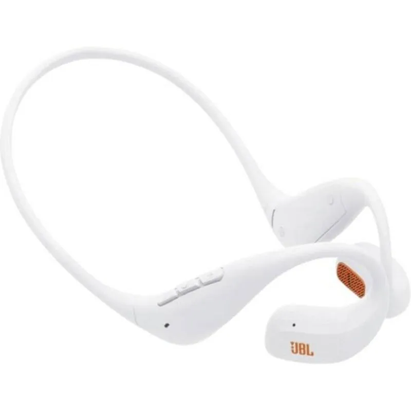 Auricolari JBL Endurance Pace wireless Bluetooth sport con microfono IP68 bianchi - immagine 1
