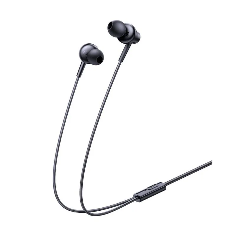 Auricolari Baseus ENCOK HZ11 con filo Jack 3,5 mm per chiamate, musica e sport, neri - immagine 1