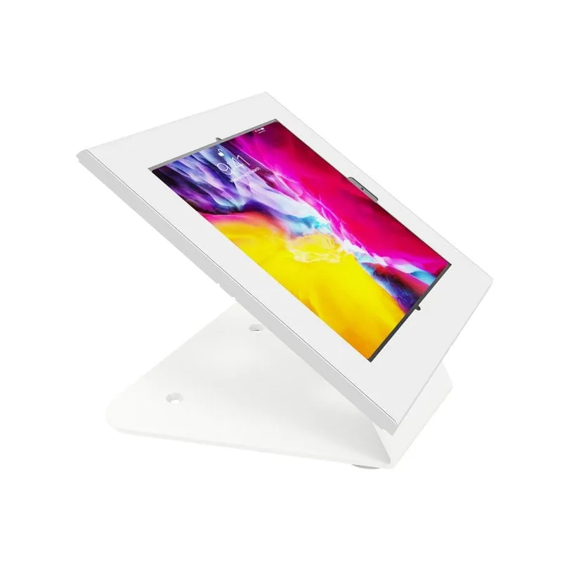 Supporto universale da parete o da tavolo Kimex per tablet Apple e Samsung da 10,9'' a 11'', bianco - immagine 1
