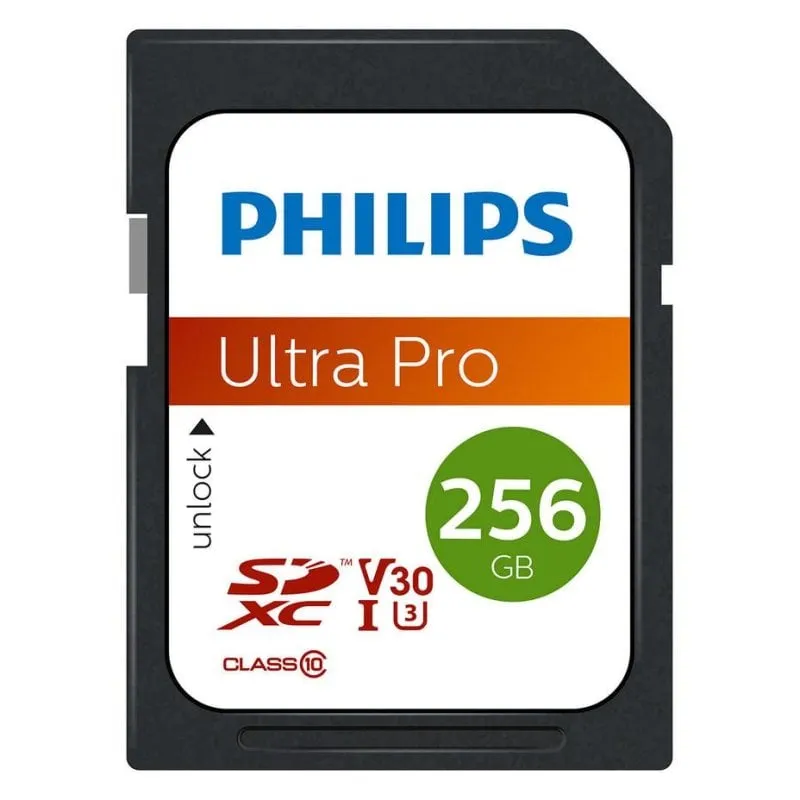 Scheda SD Philips FM25SD65B 256GB SDXC UHS-I Classe 10 U3 V30 - immagine 1