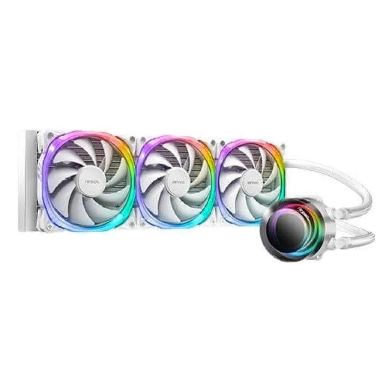 Refrigeración Líquida Antec Vortex 360 ARGB White 360mm 3 Ventilatori LED - immagine 1