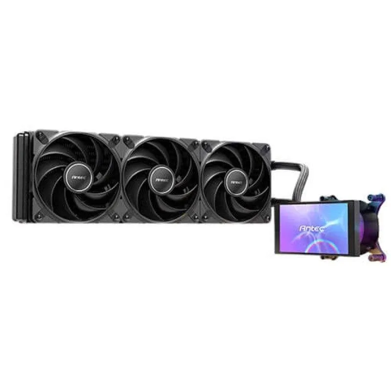 Sistema di raffreddamento liquido Antec Vortex View 360 ARGB 3x120 mm LCD - immagine 1