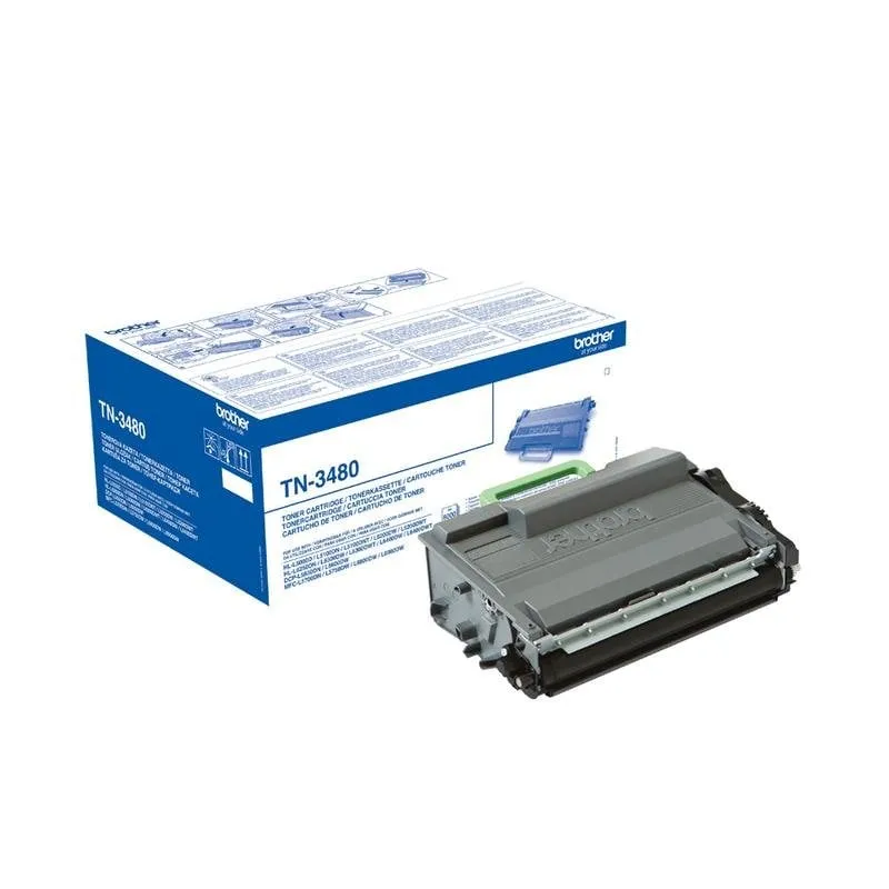 Cartuccia toner Brother TN-3480P Nero 8000 pagine Originale Laser - immagine 1