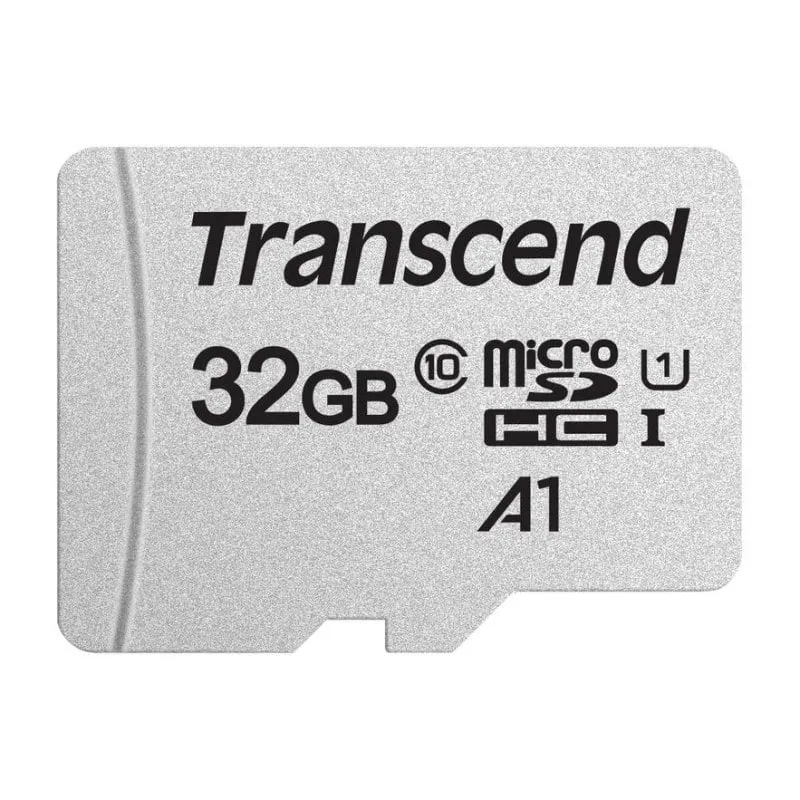 Scheda MicroSD Transcend 300S 32GB Class 10 U1 A1 95MB/s Silver - immagine 1