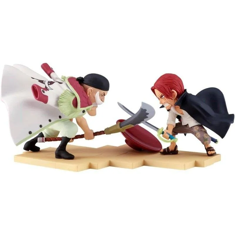 Figura Banpresto Edward Newgate Vs Shanks One Piece Log Stories 13 cm - immagine 1