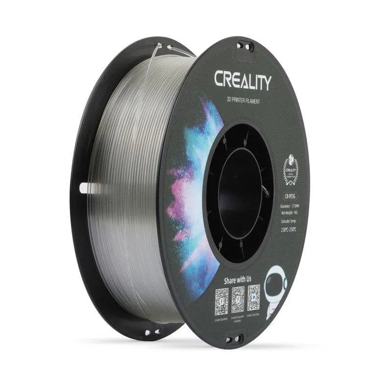 Filamento PETG Creality 3301030037 Trasparente 1,75 mm Alta Resistenza FDM - immagine 1