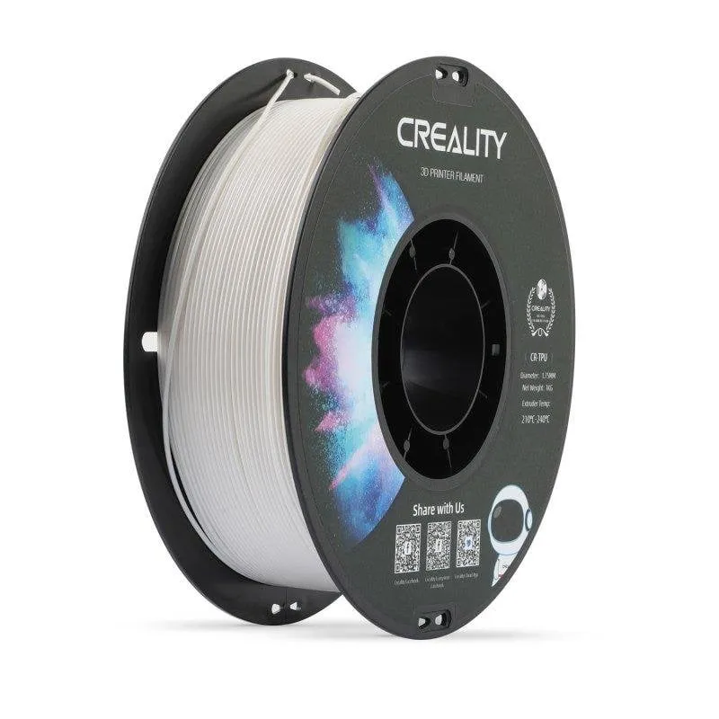 Filamento TPU Creality 3301040033 Bianco 1,75 mm Flessibile Alta Resistenza - immagine 1