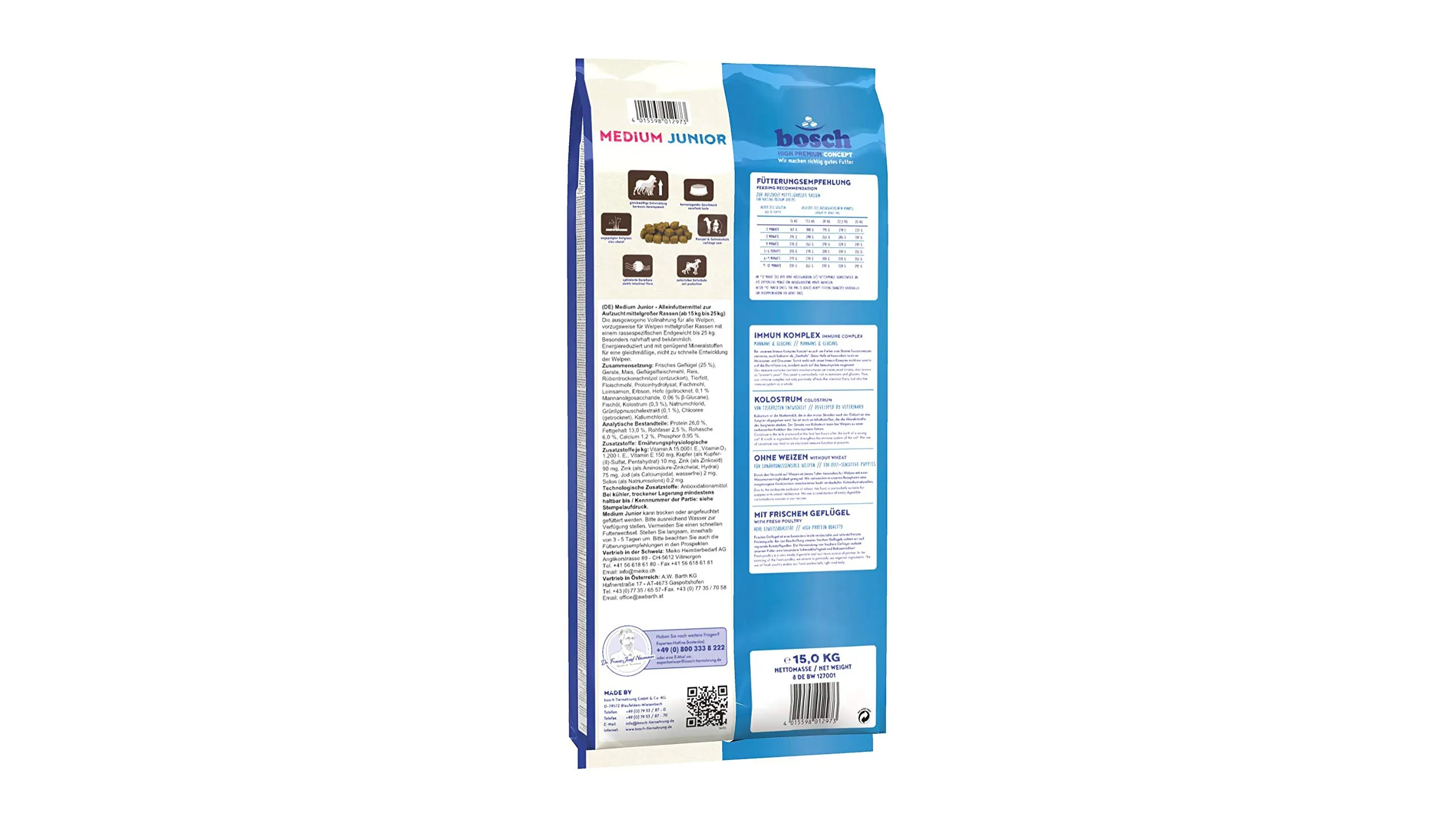 bosch HPC Medium Junior | Cibo secco per cani di razza media | 1 x 15000 g - immagine 2