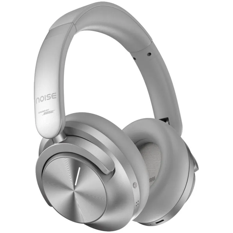 Auricolari Noise Sound by BOSE Max Wireless Bluetooth con Cancellazione Attiva del Rumore, Microfono e Custodia, Silver - immagine 1