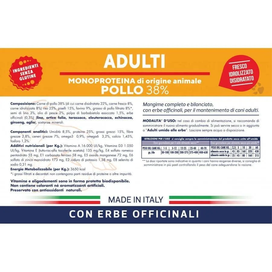 Vet Line Adulti Monoproteico al Pollo kg.12,5 - immagine 2