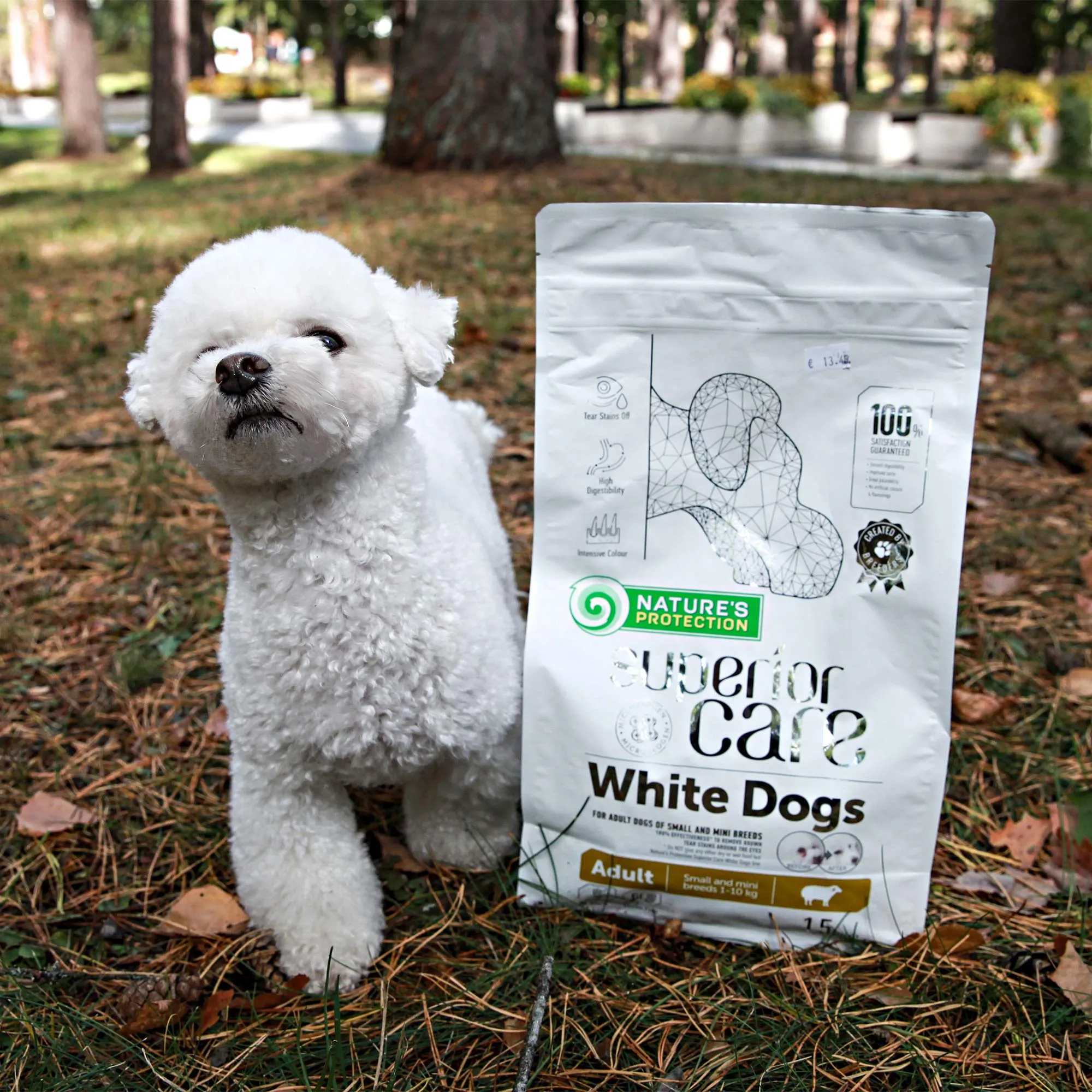 Nature's Protection Superior Care - Pelliccia bianca per cani, agnello, taglia piccola e piccola, confezione da 4 kg - immagine 5