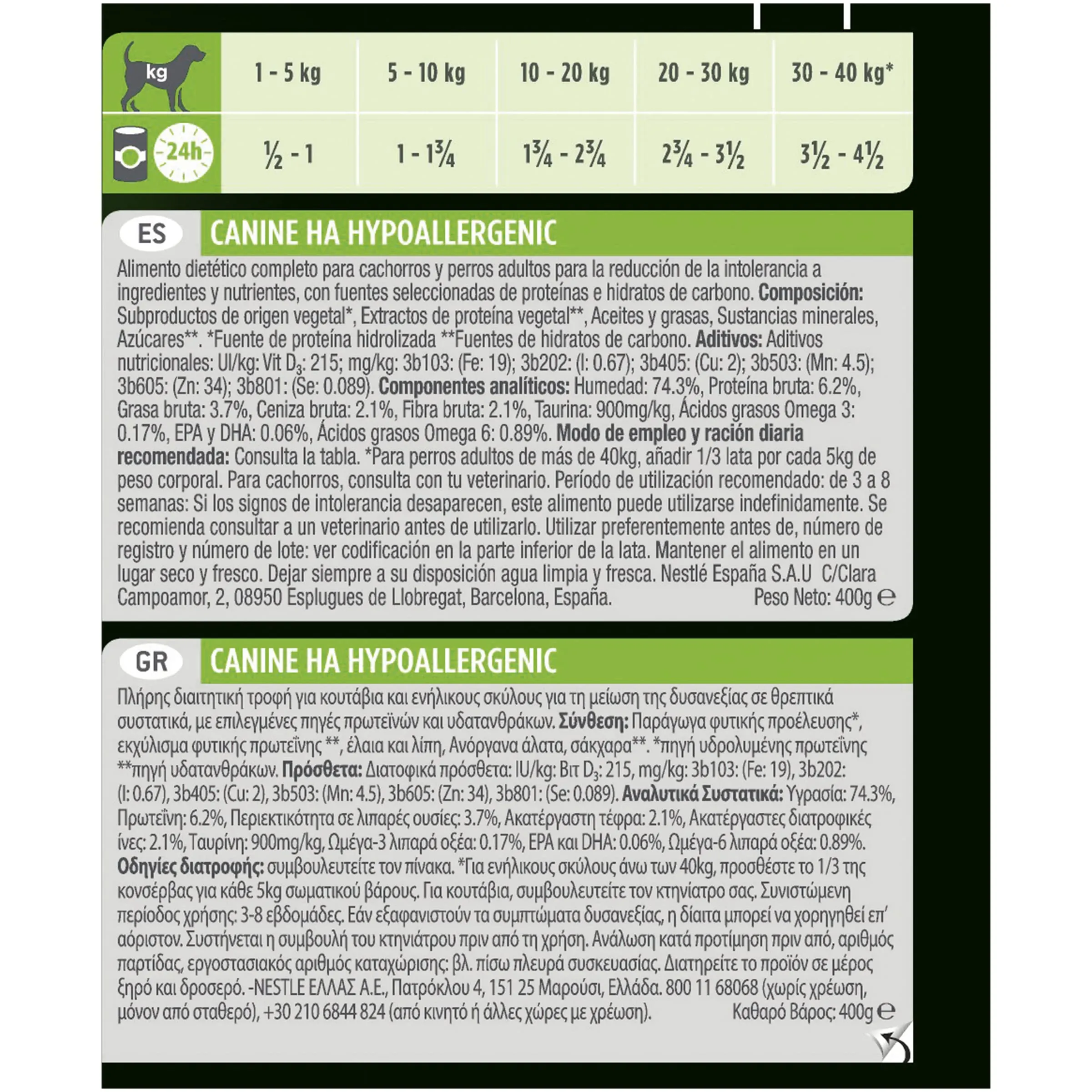 Purina Veterinary Hypoallergenic Mousse | 12 x 400 g | Alimento dietetico completo per cani adulti | Con proteine idrolizzate | Per sostenere la barriera cutanea - immagine 5