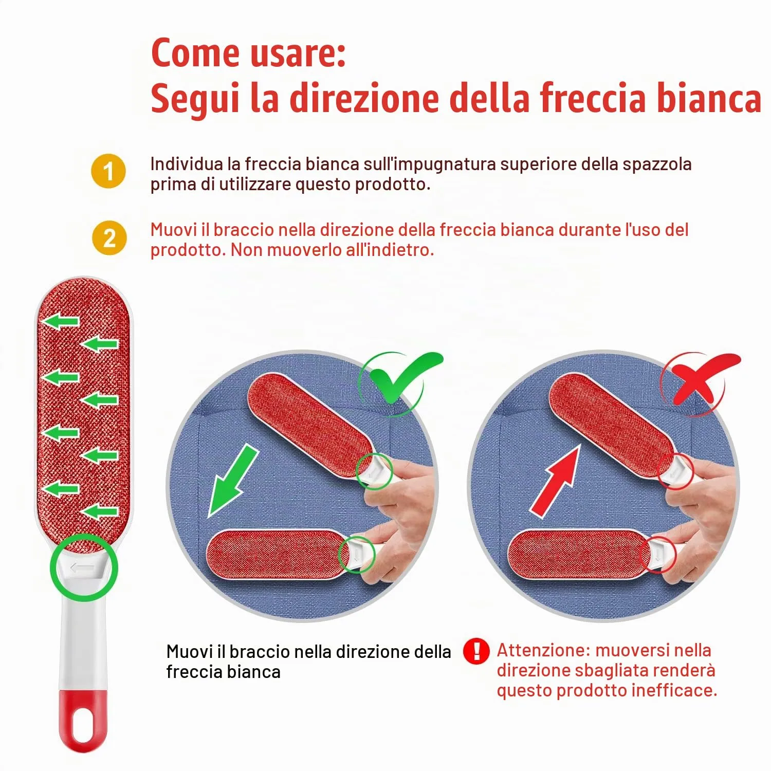 Omasi Togli Peli Animali, Leva Peli Animali Animali Domestici peli Rimozione Spazzola Peli Cane Gatto, Rimuovi la Pelliccia su Cuccia, Tappeti, Vestiti e Divani - immagine 2