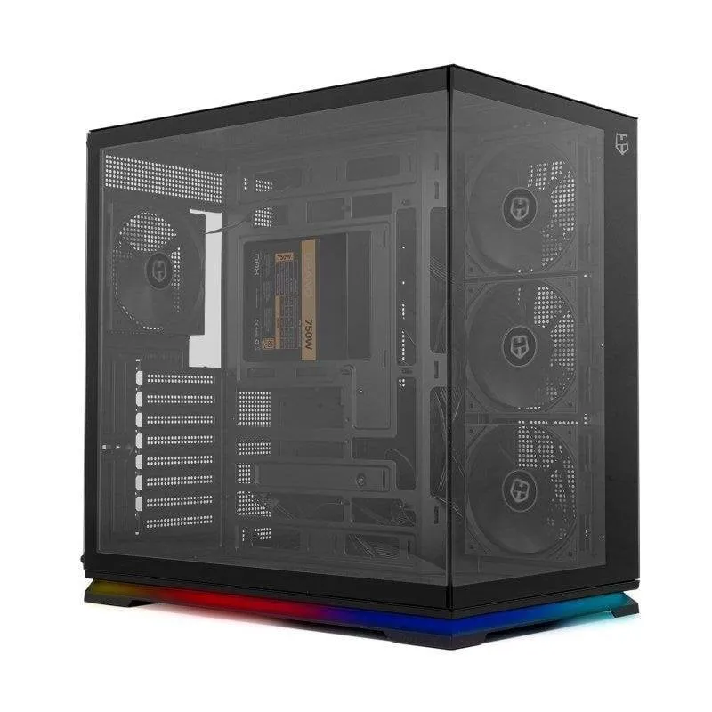 Case NOX Hummer Galaxy Semitorre ATX Vetro Temperato ARGB Nero - immagine 1