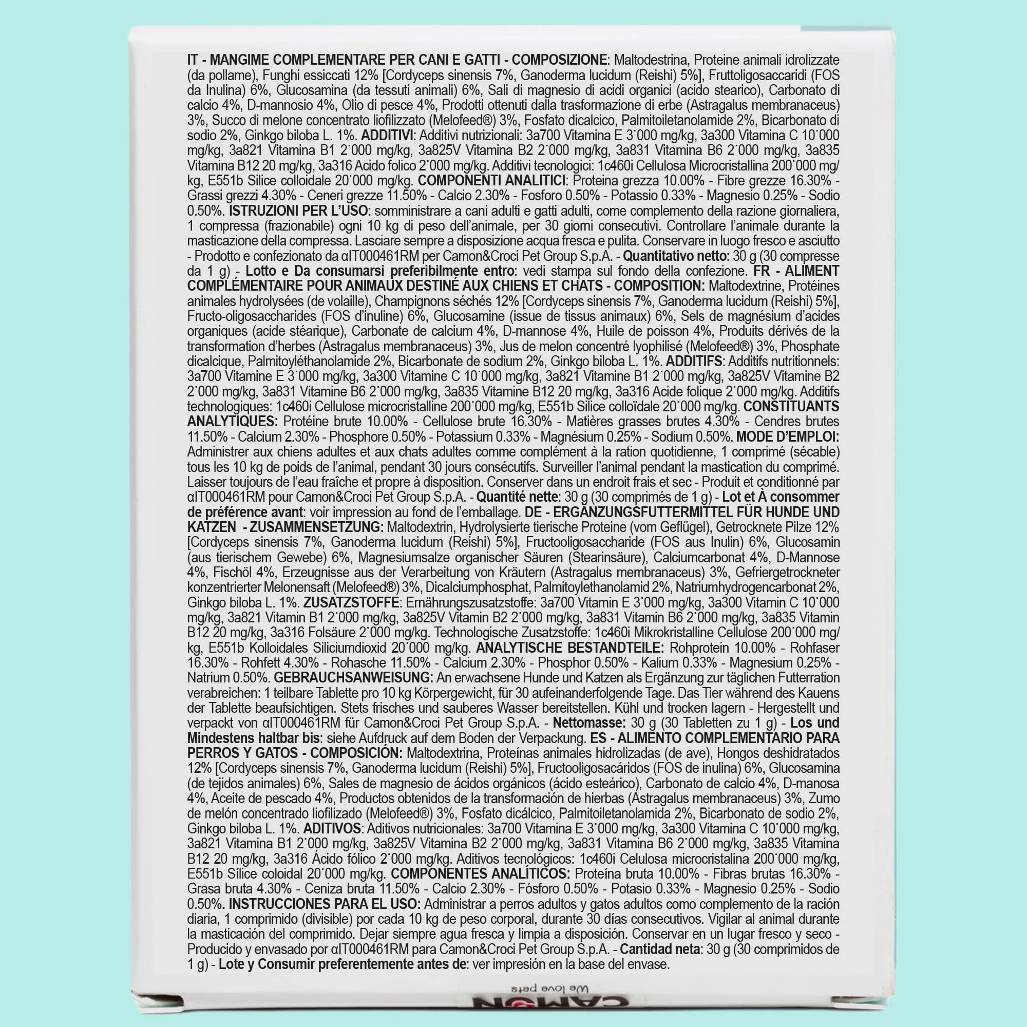 CAMON - Help-Nefro, Formato da 30 Compresse - immagine 7