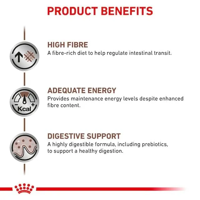 Royal Canin Veterinary Gastrointestinal High Fibre Mousse | 12 x 410 g | Mangime completo dietetico per cani adulti | Per favorire una sana digestione | Con fibre alimentari - immagine 5