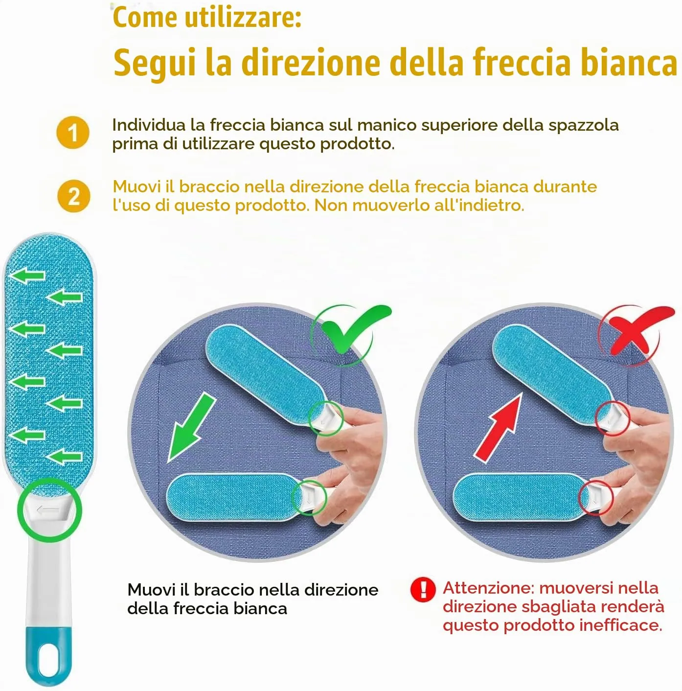 Omasi Togli Peli Animali, Leva Peli Animali Animali Domestici peli Rimozione Spazzola Peli Cane Gatto, Rimuovi la Pelliccia su Cuccia, Tappeti, Vestiti e Divani - immagine 3