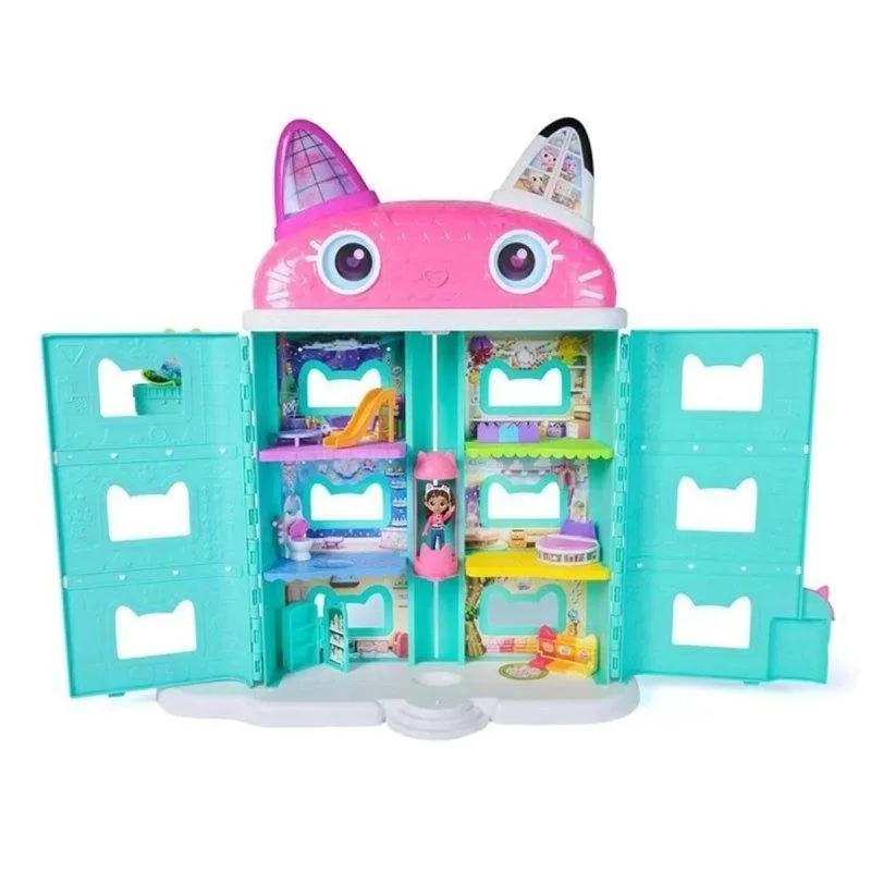 Casa di Bambole Spin Master Gabby's Dollhouse Set con 16 Accessori e Ascensore - immagine 1
