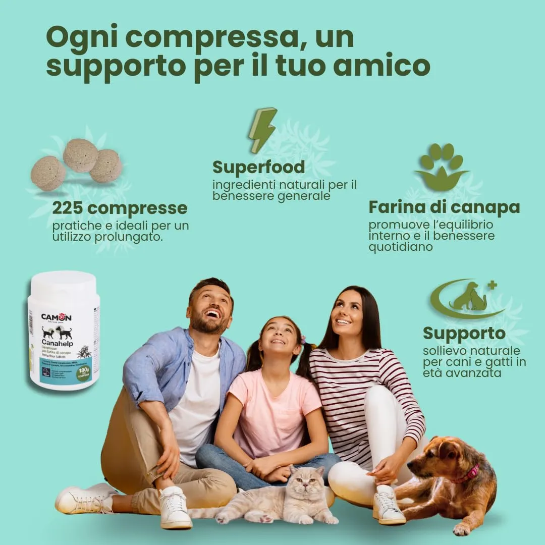 CAMON - Canahelp Compresse, Alimento Complementare per Cani e Gatti - immagine 5