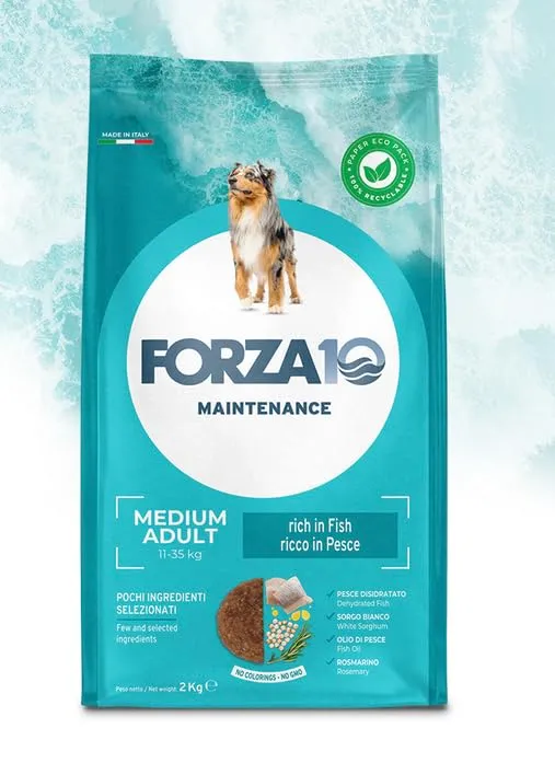 Forza 10 Mantenimento Medio Pesce 12 kg per Cani Adulti - immagine 1