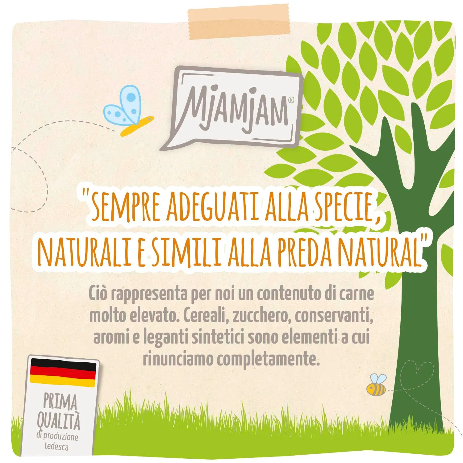 MjAMjAM - Cibo umido premium per cani - naturalmente delizioso - pollo BIO con carote, confezione da 6 (6 x 200 g), senza cereali con carne extra - immagine 2