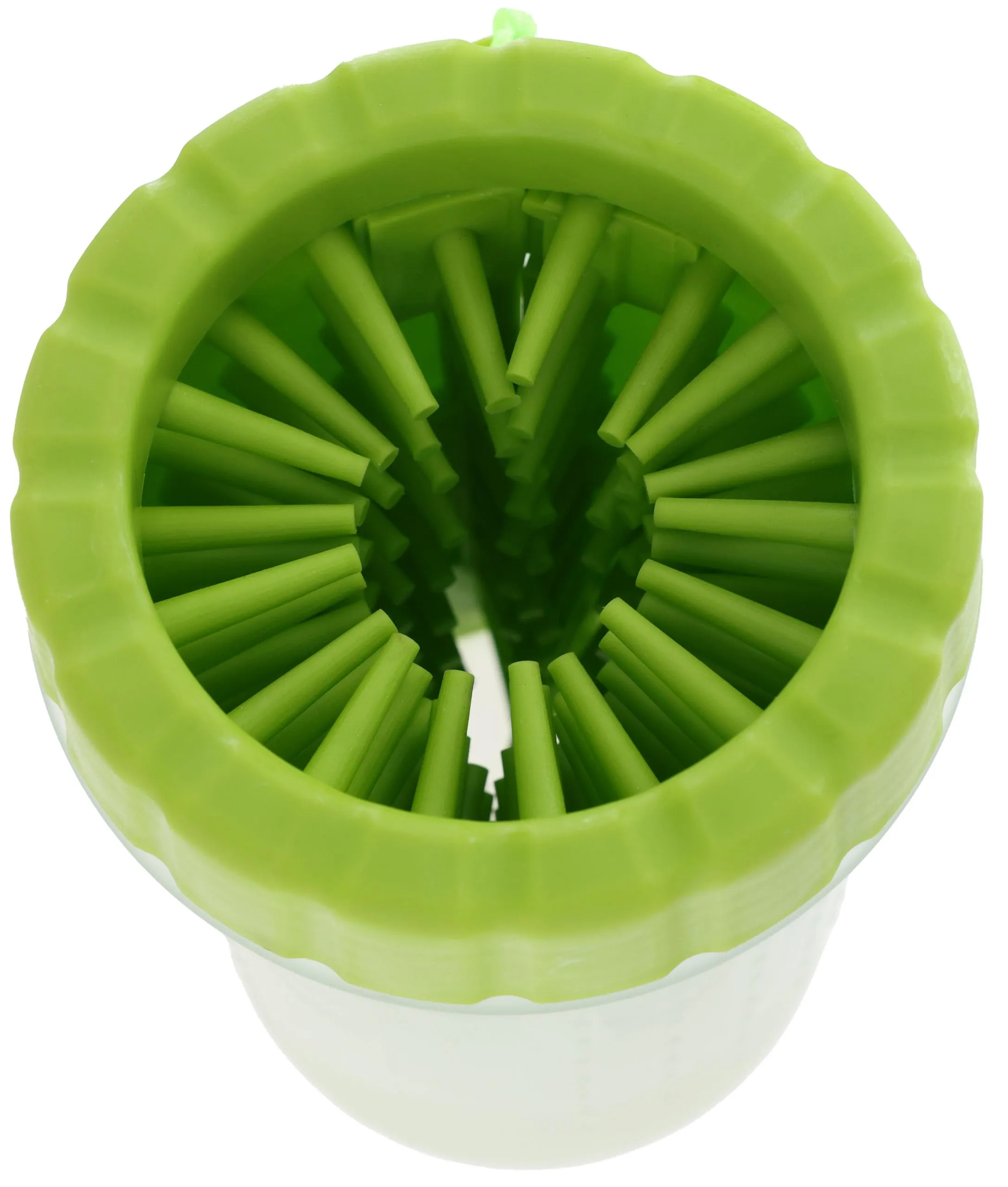 Kerbl Pet pulitore per zampe, verde, 14,5 cm, Ø10 cm, pulitore zampe cani, gatti, plastica, cani, gatti - immagine 2