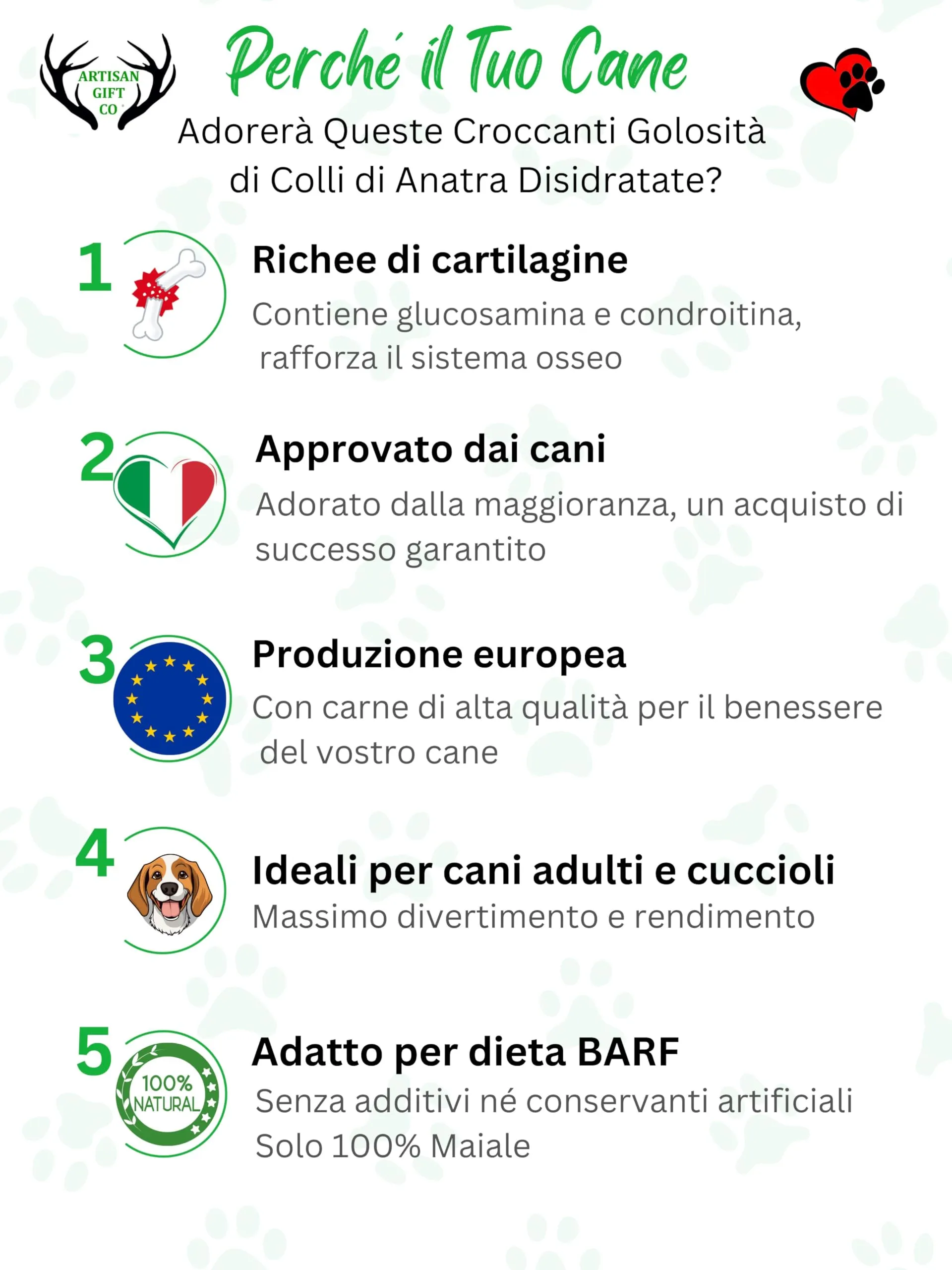 Collo di Anatra per Cani, 1 kg - immagine 2