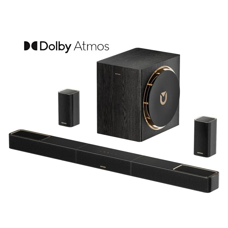 Barra Sound Ultimea Skywave X50 5.1.4 760W Bluetooth HDMI eARC Dolby Atmos - immagine 1