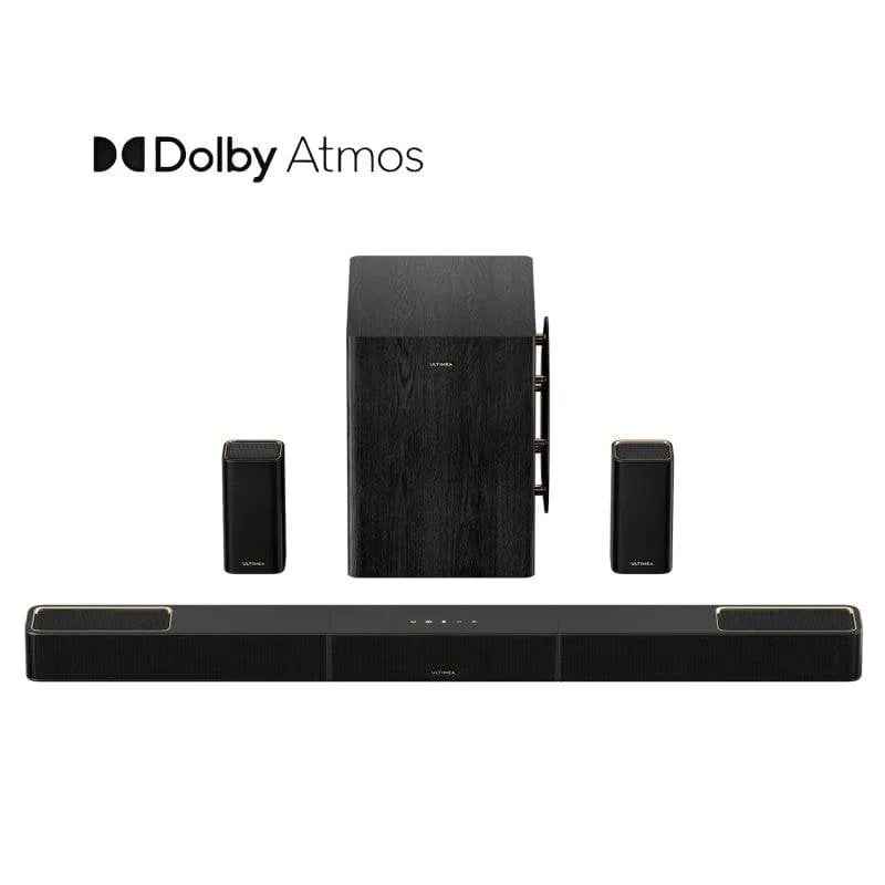 Barra sonora Ultimea Skywave X60 7.1.4 840W HDMI eARC Bluetooth Dolby Atmos Subwoofer wireless - immagine 1