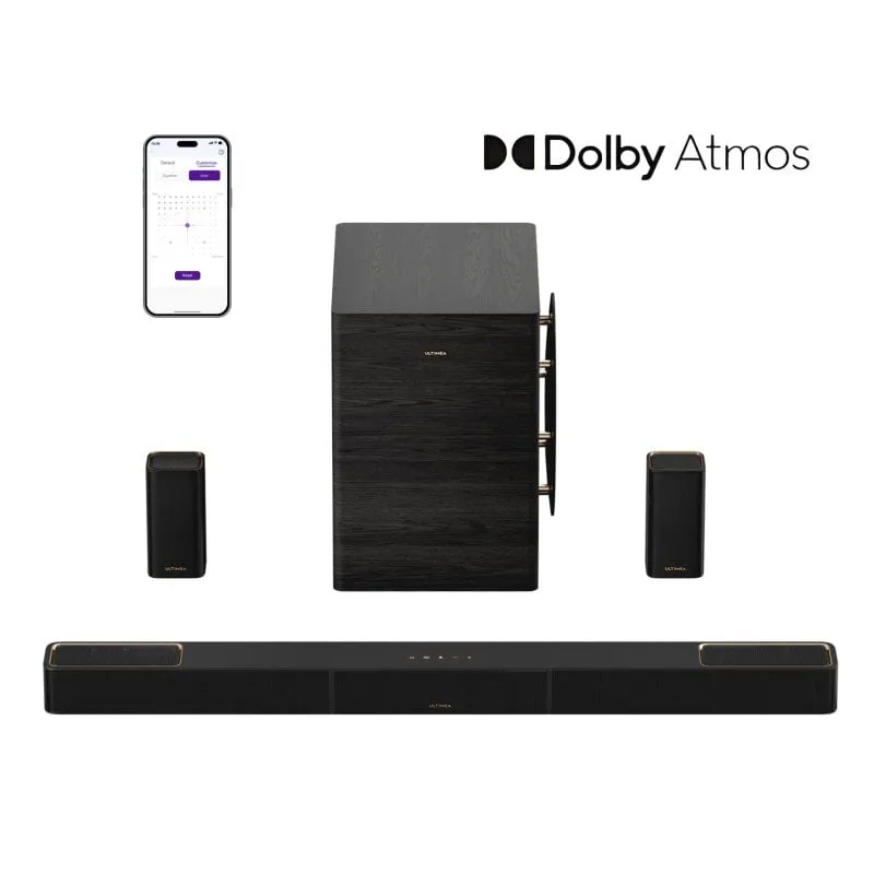 Barra di Suono Ultimea Skywave X70 7.1.4 980W Bluetooth HDMI Dolby Atmos - immagine 1