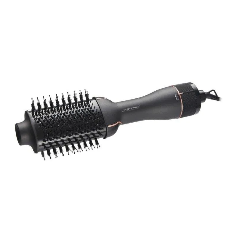 Phon Spazzola ad Aria Calda Esperanza Ebl015 1200W 3 Velocità Rotante Nero - immagine 1