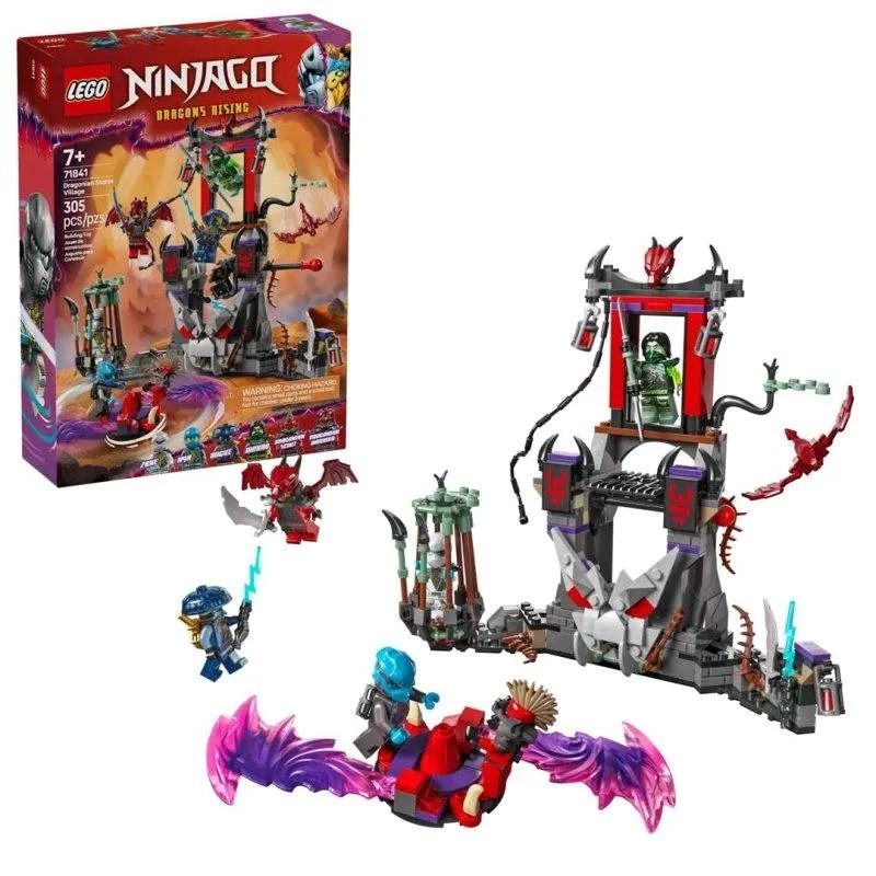Set da costruzione LEGO Ninjago 71841 Aldea Tormentosa Dragoniana 305 pezzi 6 minifigure - immagine 1