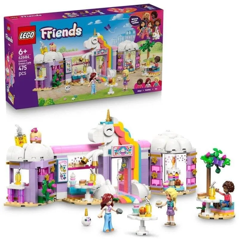 Set da costruzione LEGO 42684 Friends Cafeteria Sogni di Unicorno 475 pezzi - immagine 1