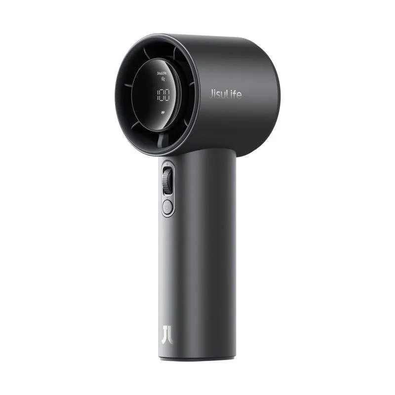 Ventilatore portatile JisuLife FA53 Pro 1S 5000mAh Grigio Metalizzato LED - immagine 1