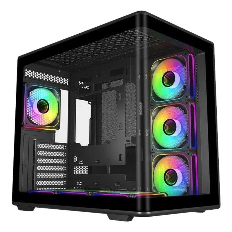 Case Cooler Master E600-KGNN-S02 Midi Tower ATX Vetro Temperato RGB Gaming - immagine 1