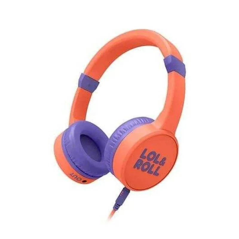 Auricolari Energy Sistem Lol&Roll Pop con cavo, Jack 3.5 mm, microfono, Music Share, arancioni - immagine 1