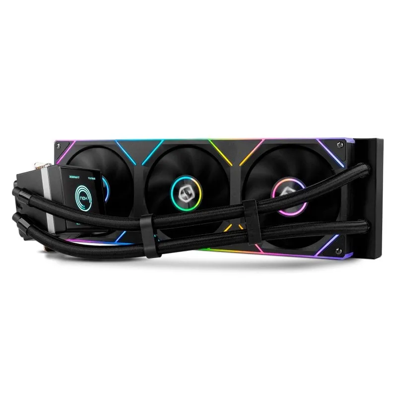 Refrigeración Líquida NOX Hummer M-360 LCD 360mm 3 Ventilatori ARGB - immagine 1