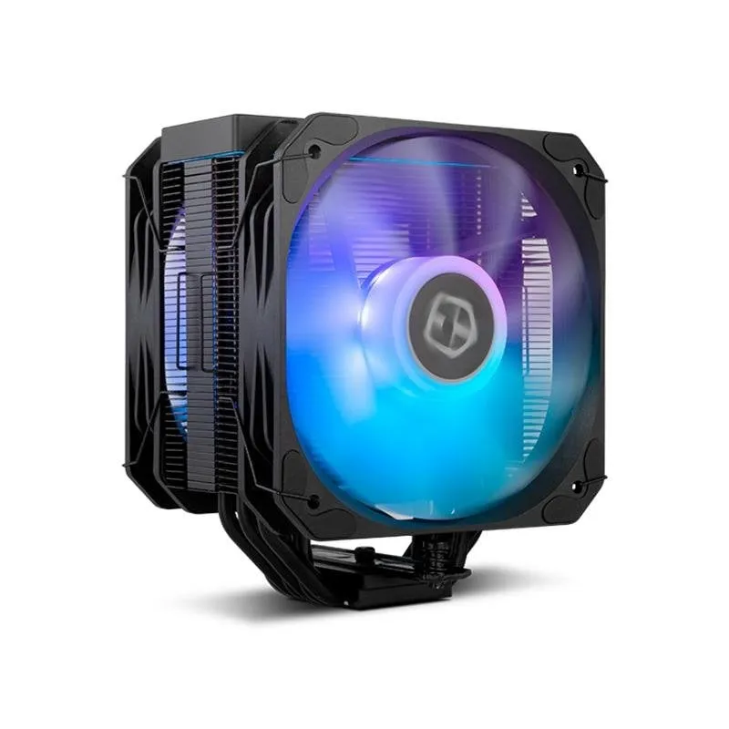 Refrigerazione Aria NOX Socket AM4 AM5 Intel 130mm Hummer H-200 ARGB Dual Fan ARGB - immagine 1
