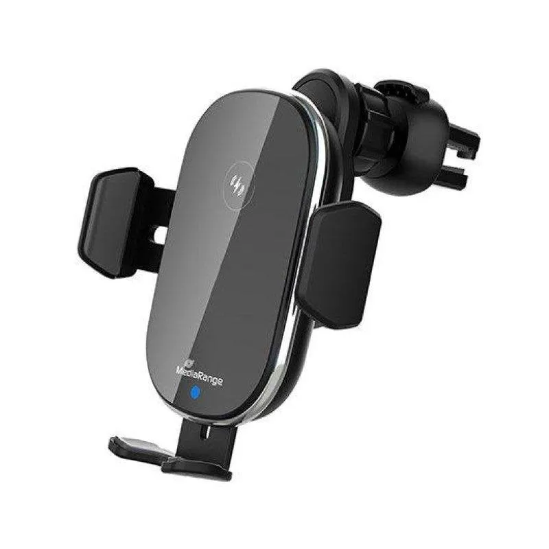 Caricatore Auto Mediarange MRMA117 Wireless 15W Supporto Smartphone LED - immagine 1