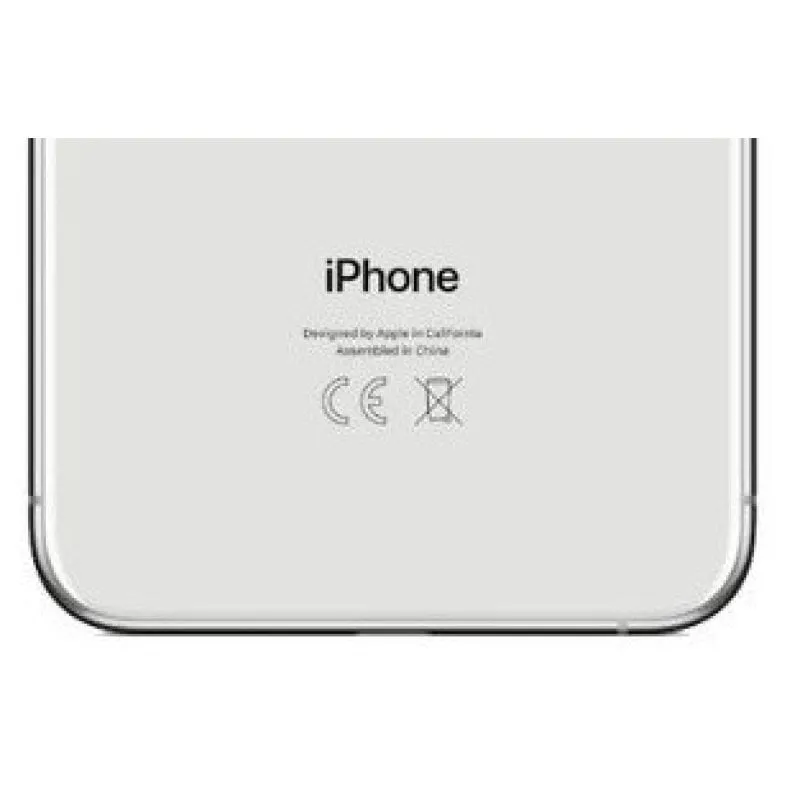 Sostituzione solo vetro della cover posteriore per iPhone Xs Max, bianco (installazione semplice) (CE) - immagine 1
