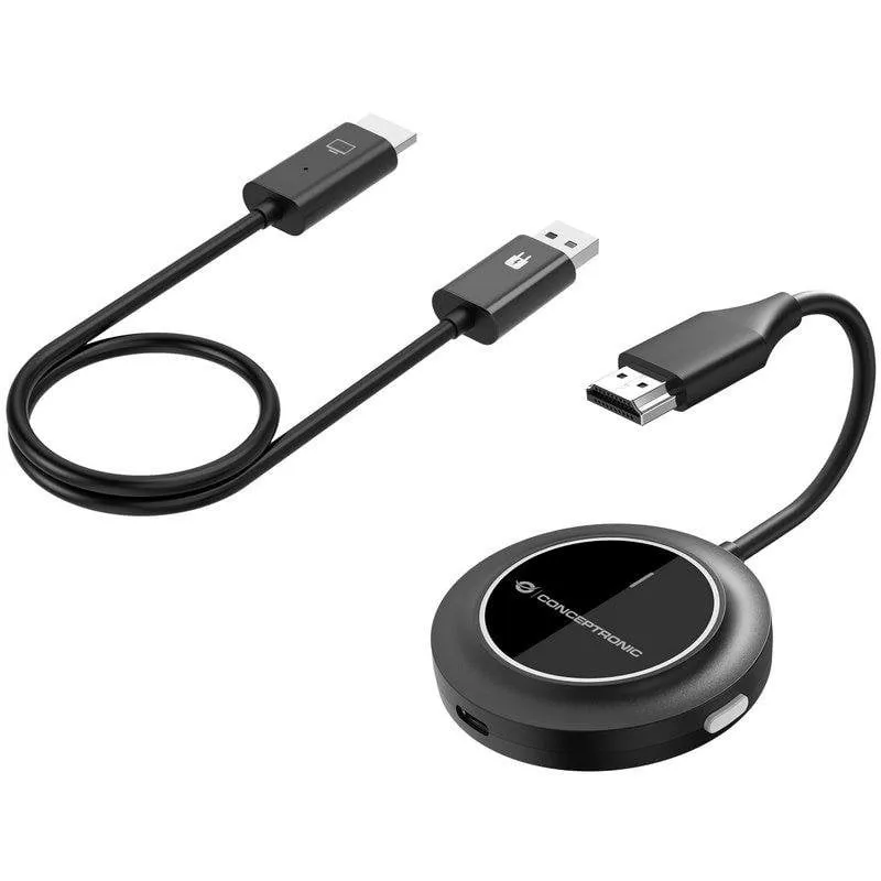 Extender HDMI wireless Conceptronic ATHERIC02B FullHD 1080P 5GHz USB 30m - immagine 1