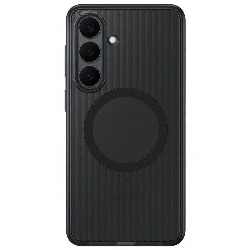 Custodia per smartphone Samsung Rugged Cover Magnetica Multistrato Nera Antiurto per Galaxy S26 Plus - immagine 1
