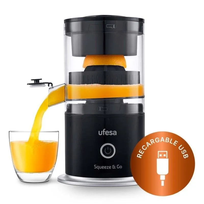Spremiagrumi Ufesa Usb Squeeze & Go portatile ricarica USB estrazione automatica - immagine 1