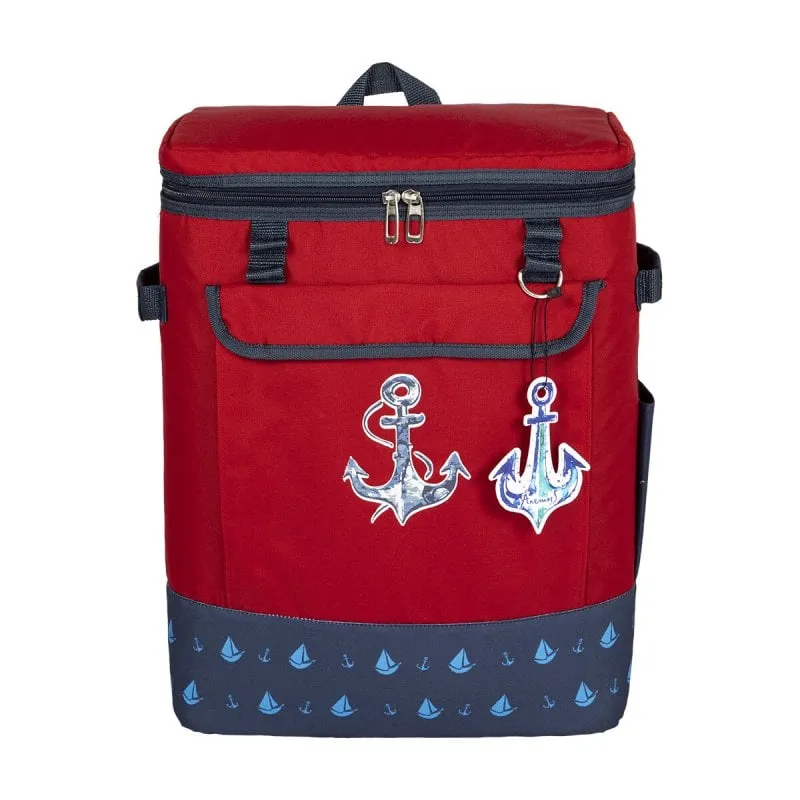 Nevera Portatile Anemoss 24L Isotermica Zaino Unisex Rosso - immagine 1