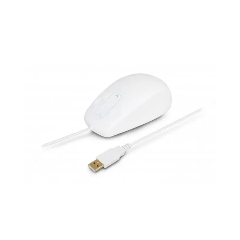 Ratón Urban Factory SANEE USB tipo A 800 DPI Bianco IP68 Medical - immagine 1