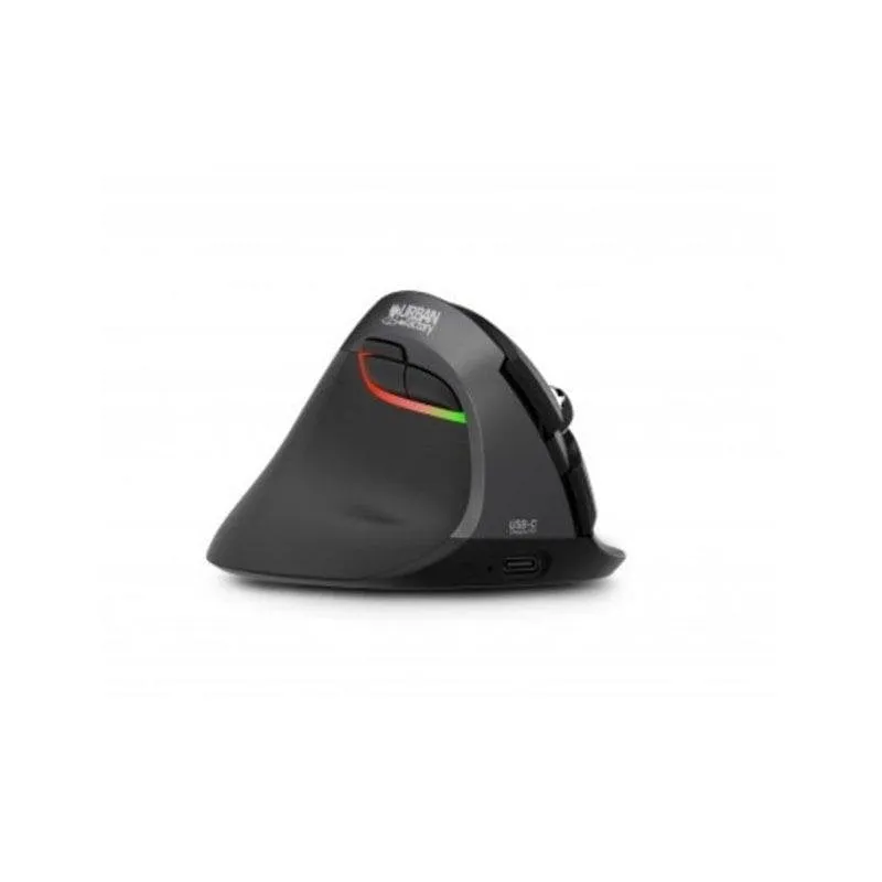 Ratón Urban Factory EPL20UF Bluetooth 5.0 4000 DPI Nero Verticale Mancini - immagine 1