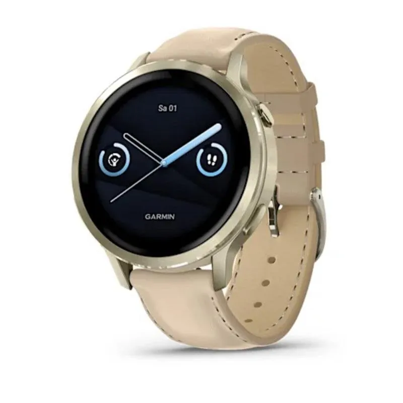 Garmin Venu 4 Bluetooth GPS 41mm AMOLED Oro Arena Resistenza Acqua 5ATM SpO2 Cardiofrequenzimetro - immagine 1