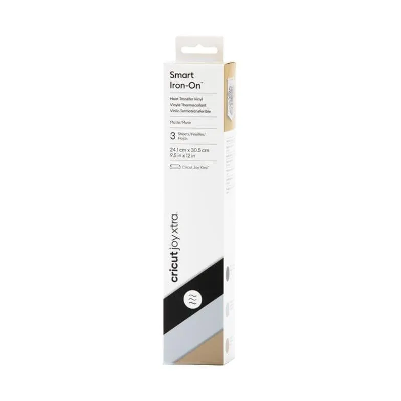 Vinile termoadesivo Cricut Joy Xtra Nero Oro Argento brillante lavabile - immagine 1
