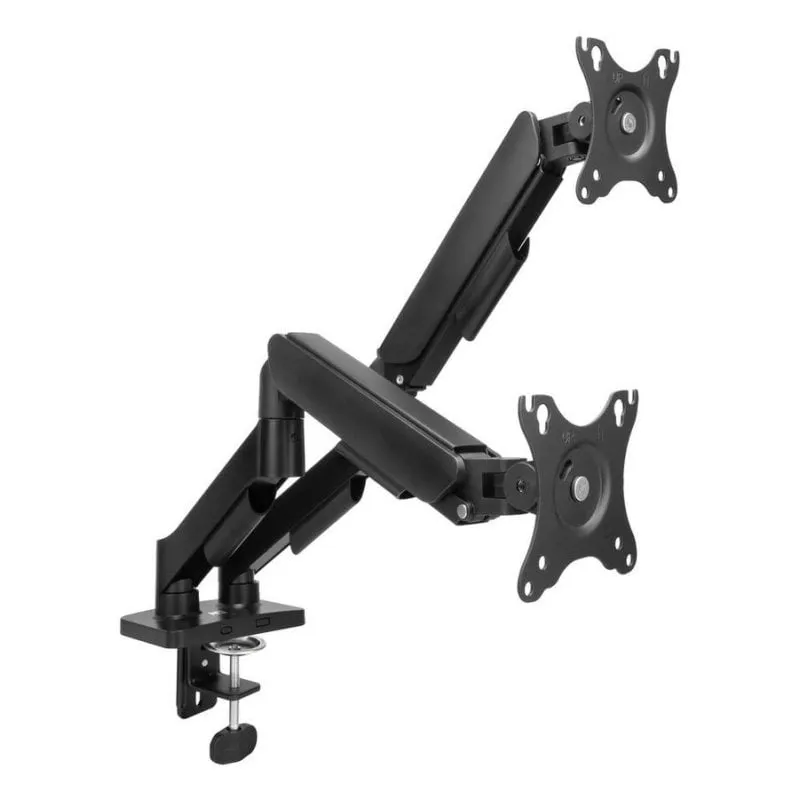 ACT AC8314 Supporto Monitor da Scrivania 2 Bracci 17 a 35" VESA 75x75 a 100x100 Max 18kg - immagine 1